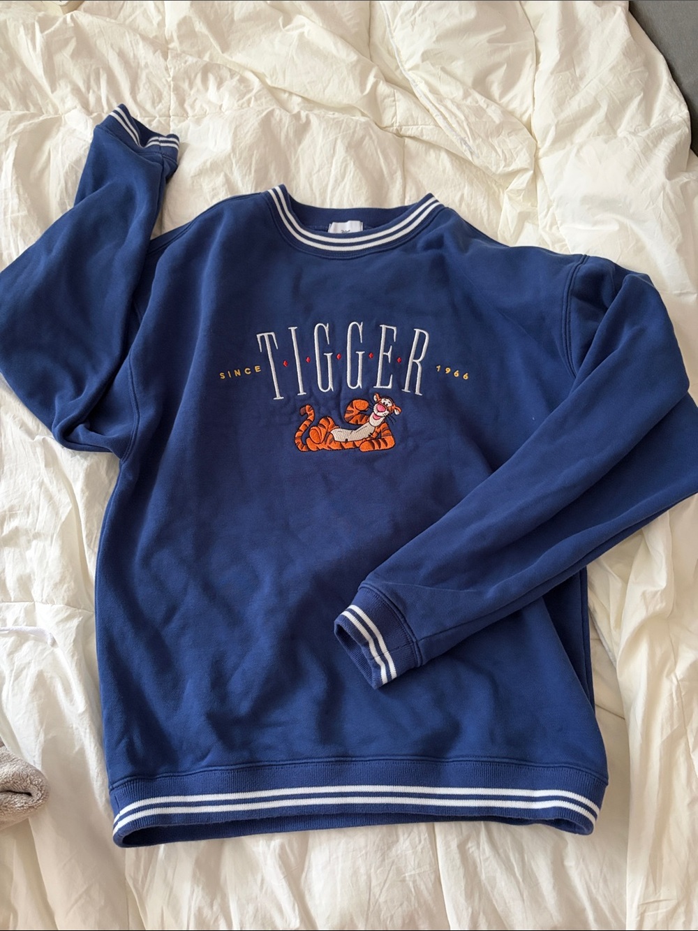 Disney Tigger Graphic Crewneck Sweater - Blue